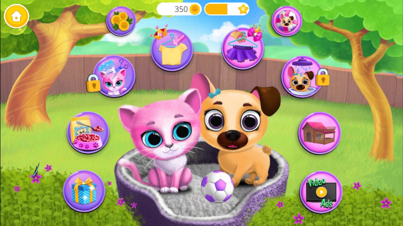 Включи видео как ухаживать за. Игра кошечки собачки. Игры с котятами и собачками. Игры котики для девочек. Игры с котиком и собачкой.