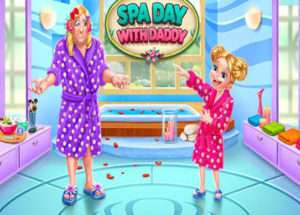 Spa Day with Daddy – Makeover Adventure for Girls for Windows 10/ 8/ 7 or Mac